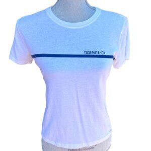 BRANDY MELVILLE 💙 JOHN GALT YOSEMITE CA Baby Doll T-Shirt Top